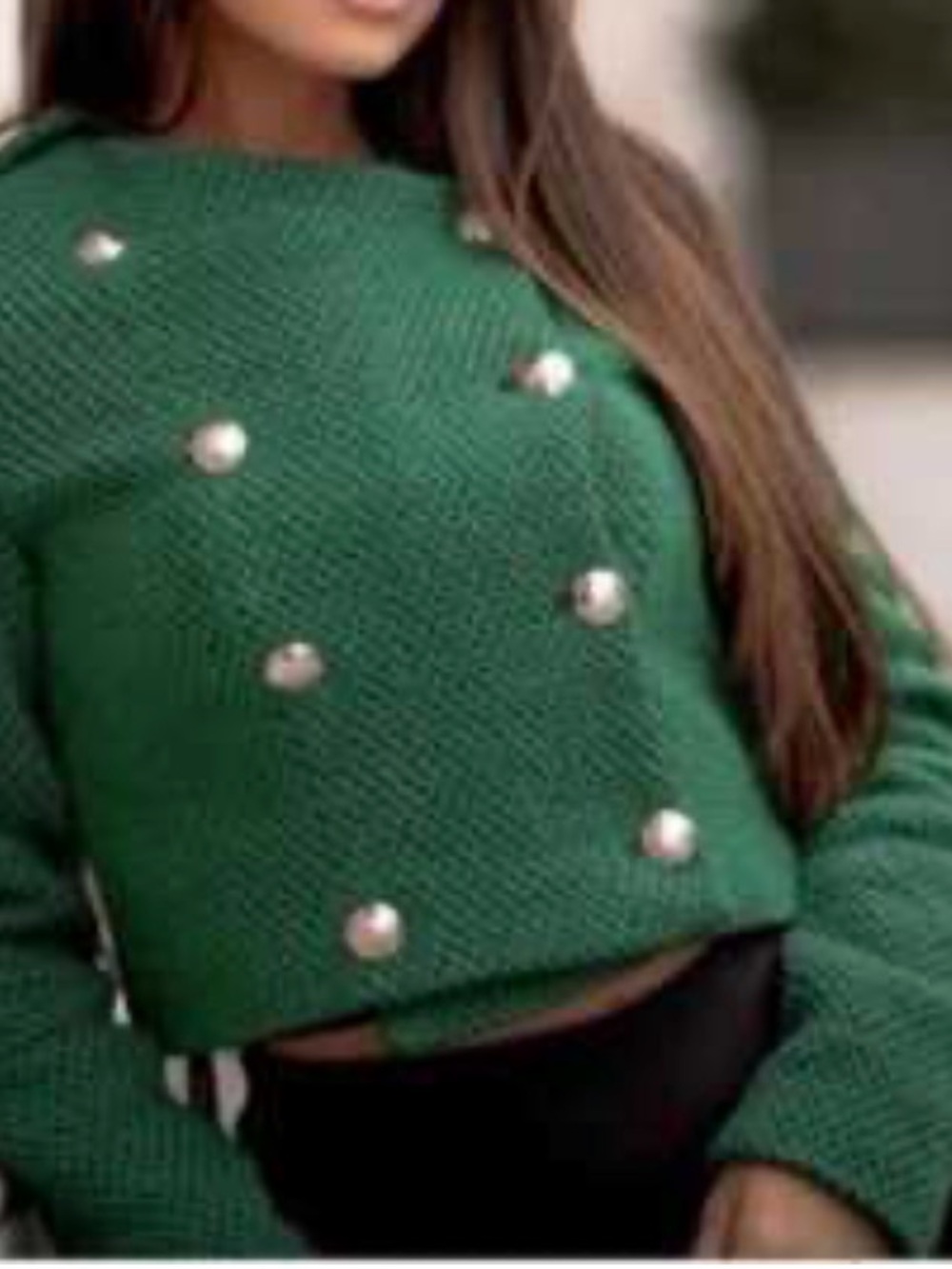 Green Knit Jacket